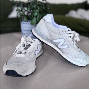New Balance 515 Cream and White Women's Sneakers